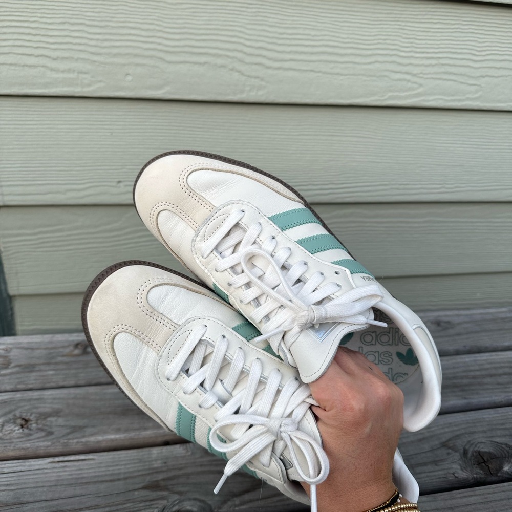 Adidas Samba OG Sneaker (Women) Green and White
